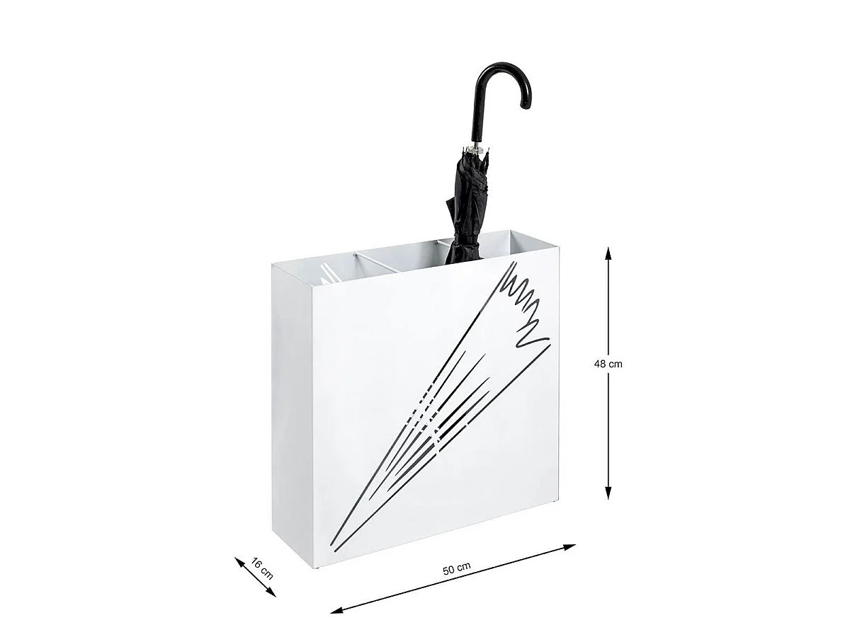 Porte-Parapluie Design "Ulrich" 50cm Blanc