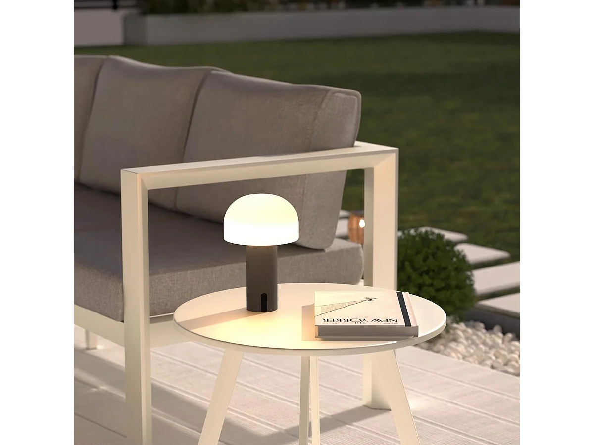 Lampe à Poser Tactile à LED "Jany" 22cm Gris