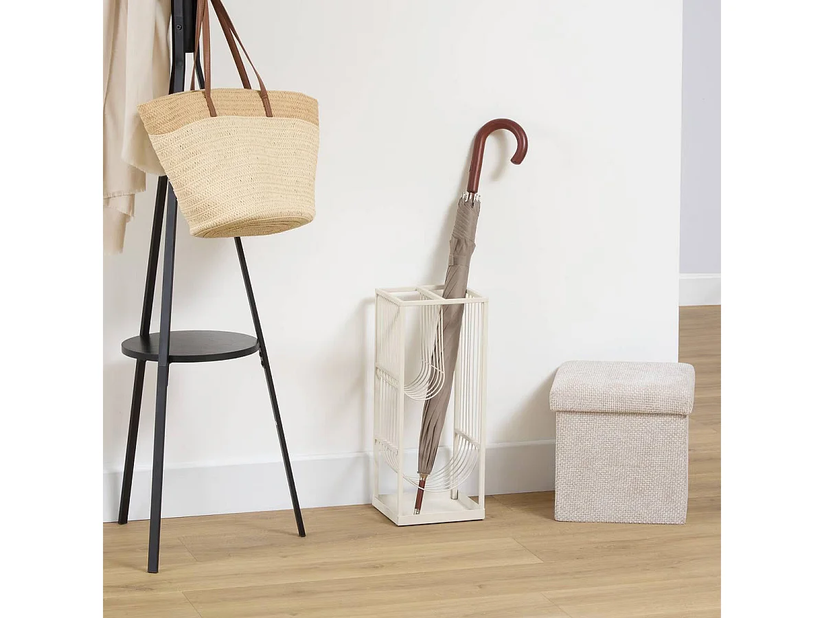 Porte-Parapluie en Métal "Metty" 50cm Beige