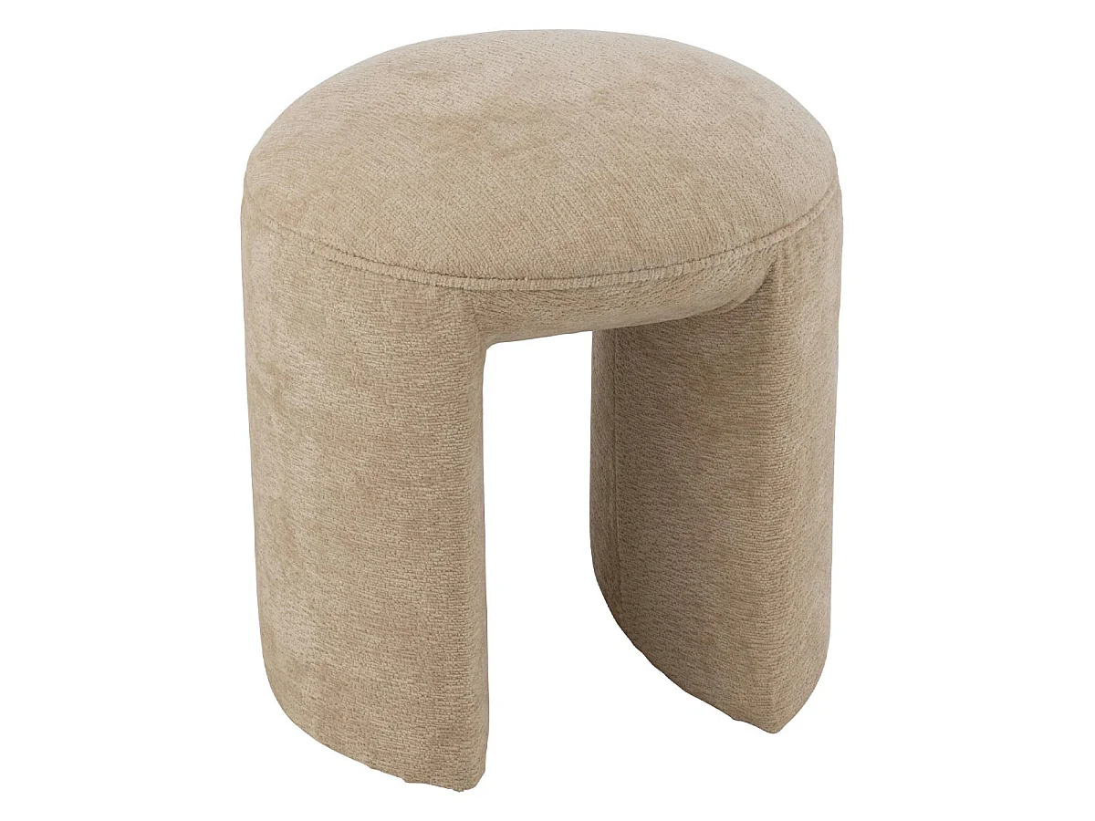 Tabouret Design "Anise" 44cm Beige