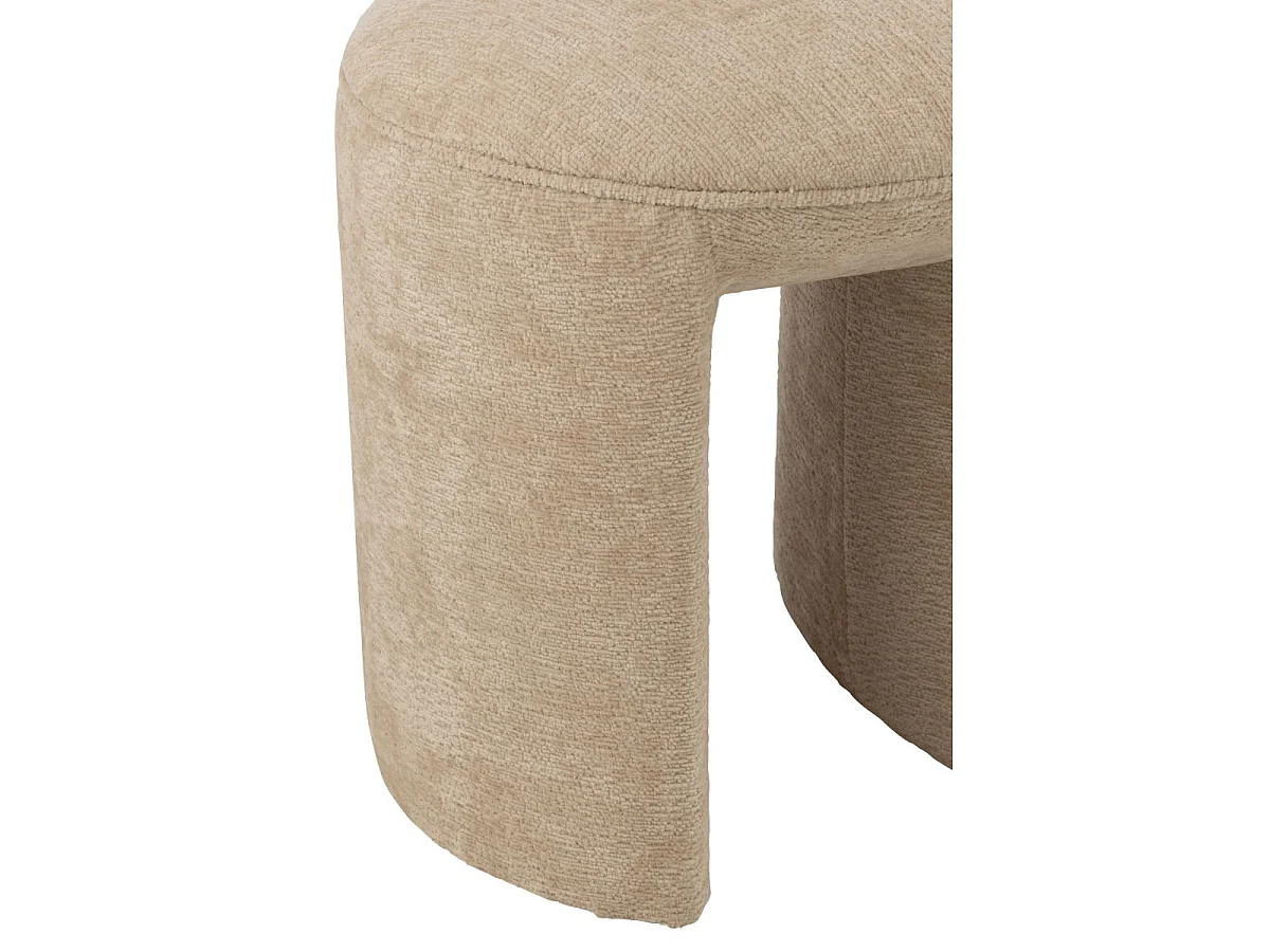 Tabouret Design "Anise" 44cm Beige