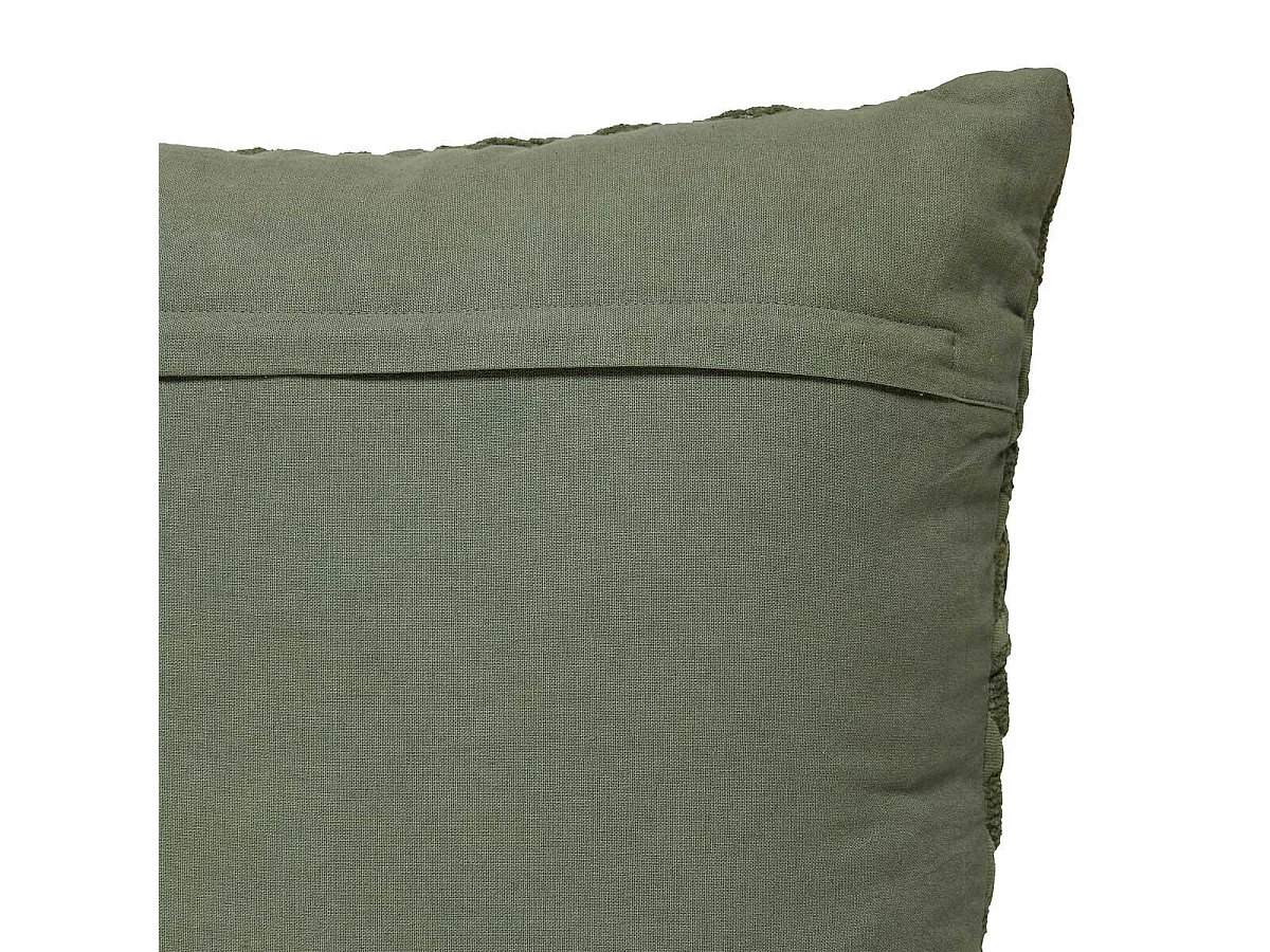 Coussin Déco Jacquard "Lethon" 38x58cm Vert Clair