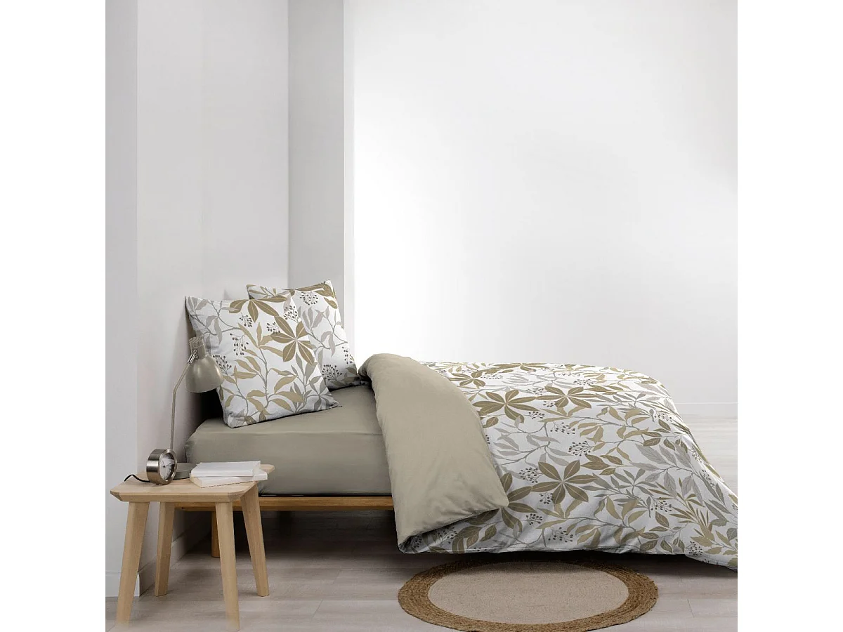 Parure de Lit 3 Pièces "Voltine" 240x220cm Miel