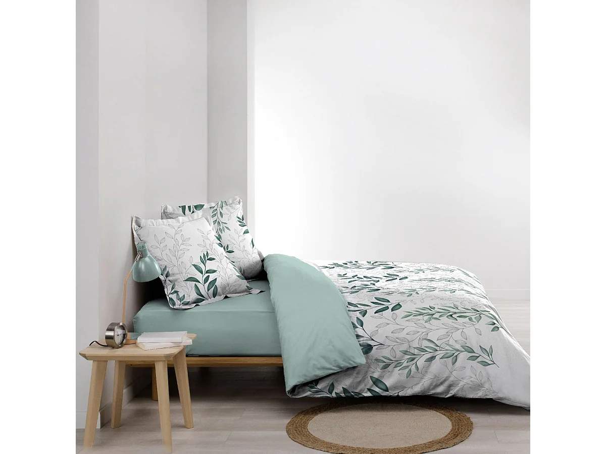 Parure de Lit 3 Pièces "Wendy" 240x220cm Vert