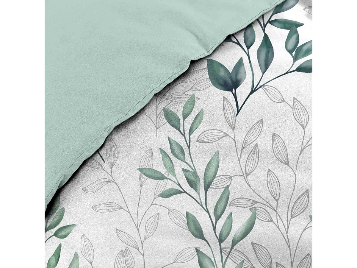 Parure de Lit 3 Pièces "Wendy" 240x220cm Vert