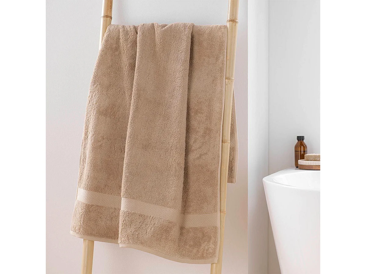 Drap de Douche "Elegance" 70x130cm Noisette