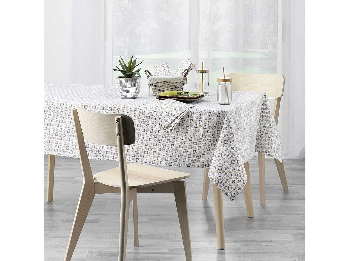 Lot de 3 Serviettes de Table "Méridienne" 40x40cm Gris