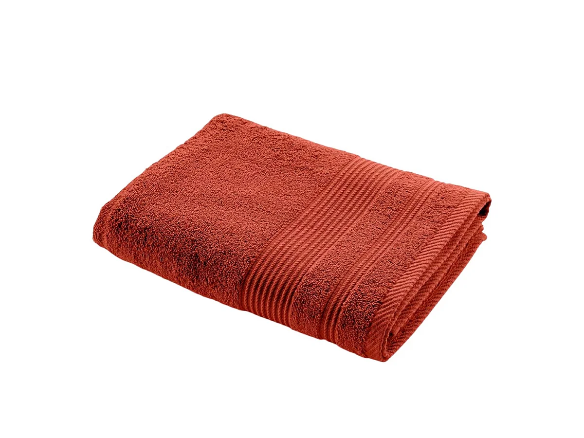 Drap de Douche "Tendresse" 70x130cm Rouge