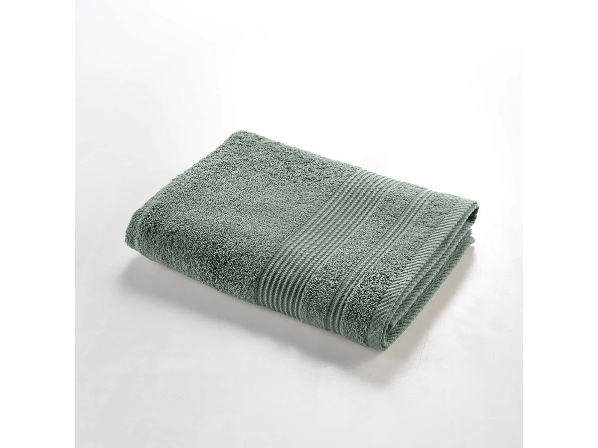 Drap de Douche "Tendresse" 70x130cm Vert Cèdre