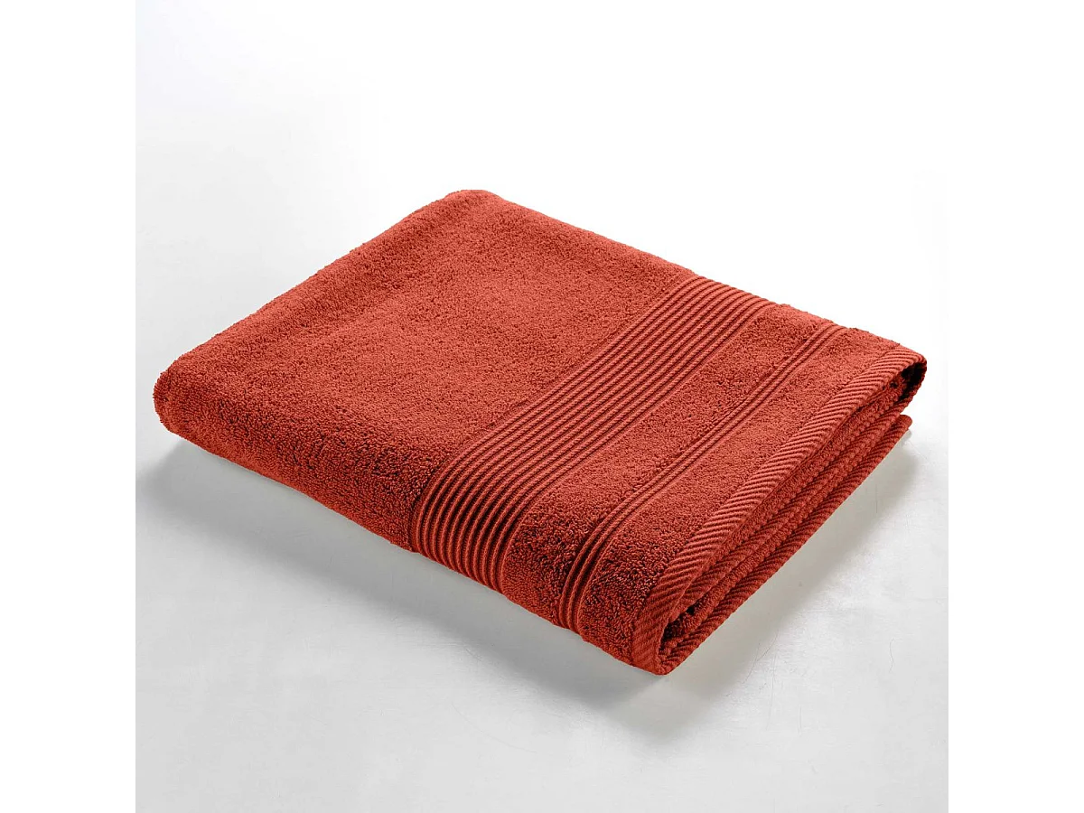 Drap de Bain "Tendresse" 90x150cm Rouge