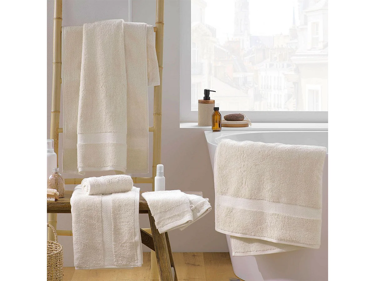 Drap de Douche "Elegance" 70x130cm Sable