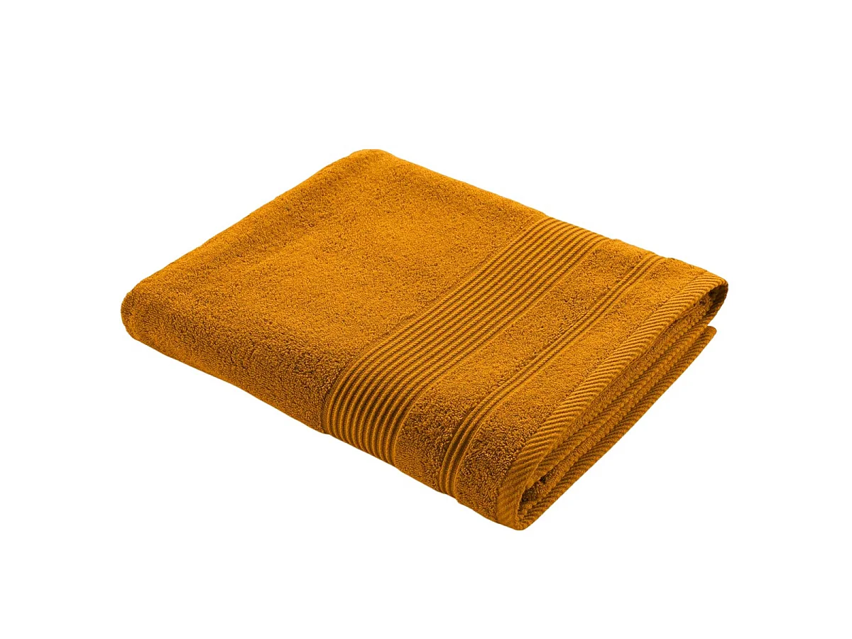 Drap de Bain "Tendresse" 90x150cm Jaune Curry