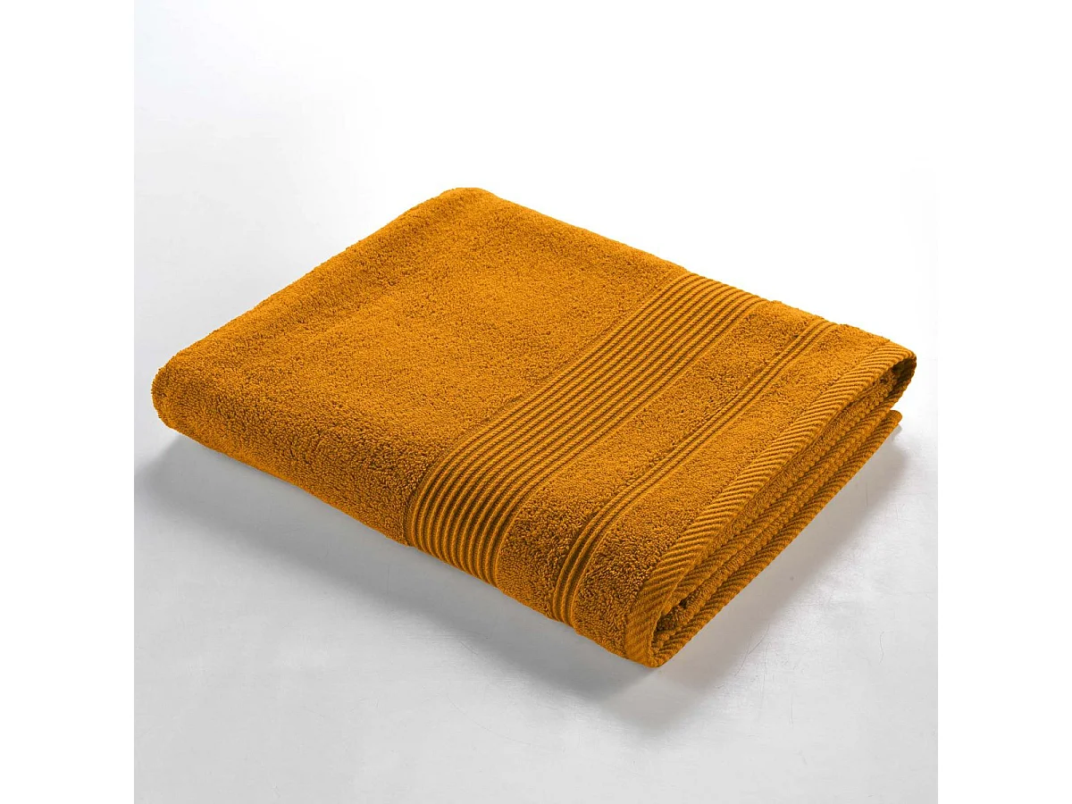 Drap de Bain "Tendresse" 90x150cm Jaune Curry