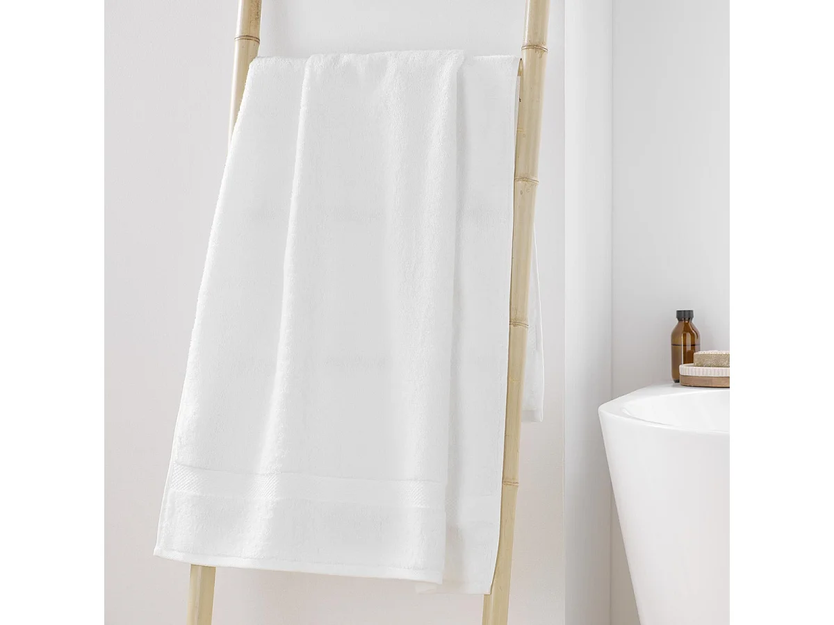 Drap de Douche "Elegance" 70x130cm Blanc