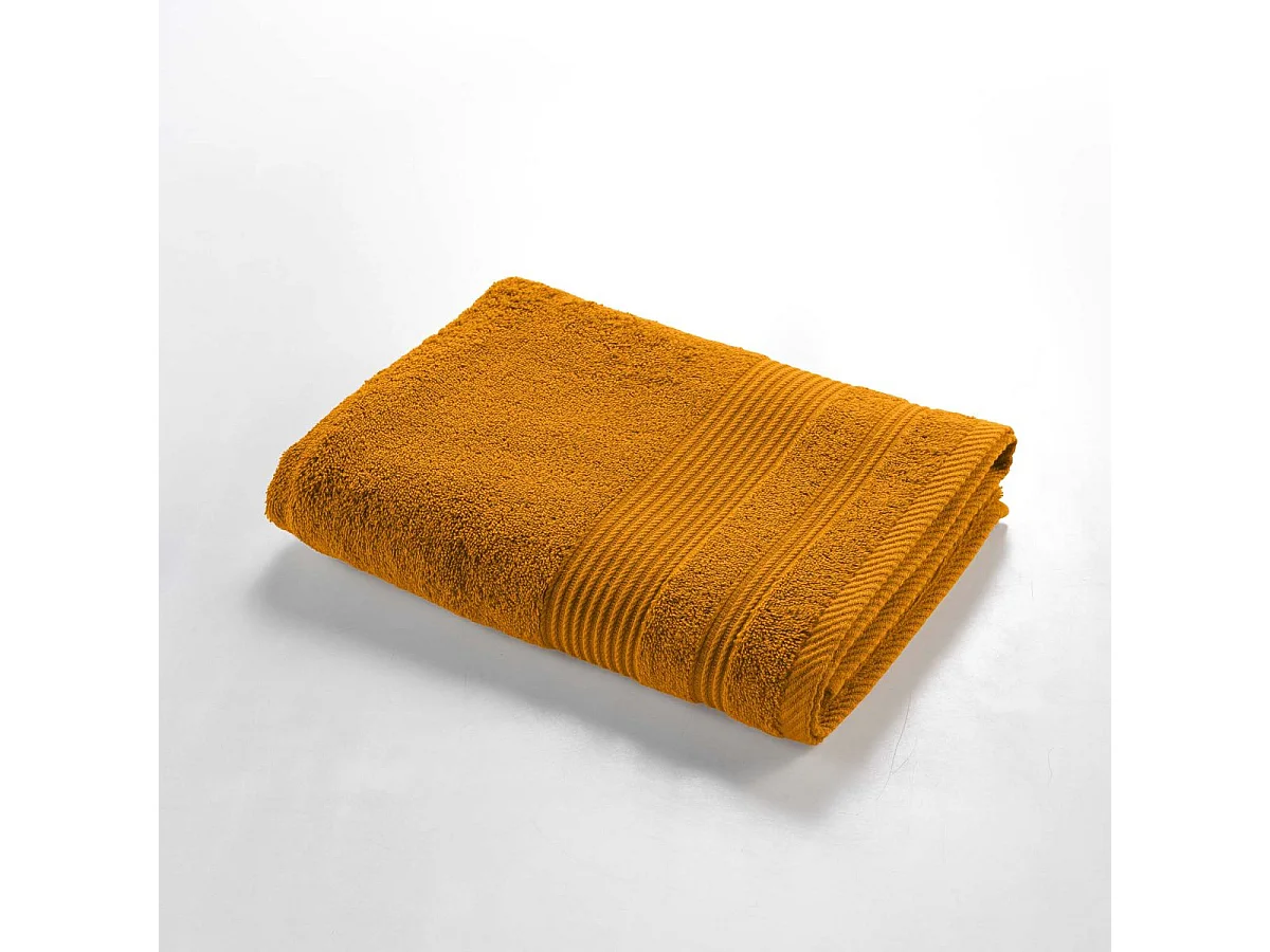 Drap de Douche "Tendresse" 70x130cm Jaune Curry