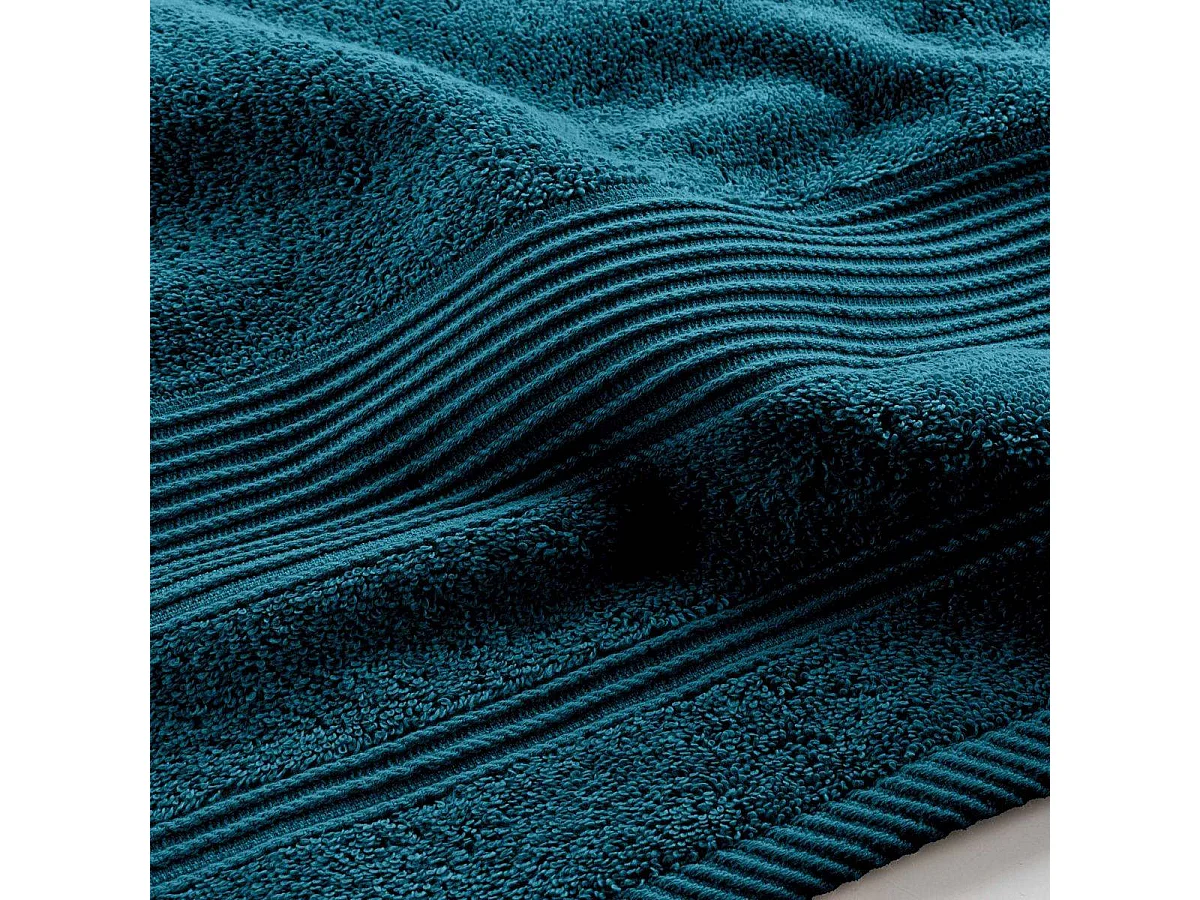 Drap de Bain "Tendresse" 90x150cm Bleu Indigo