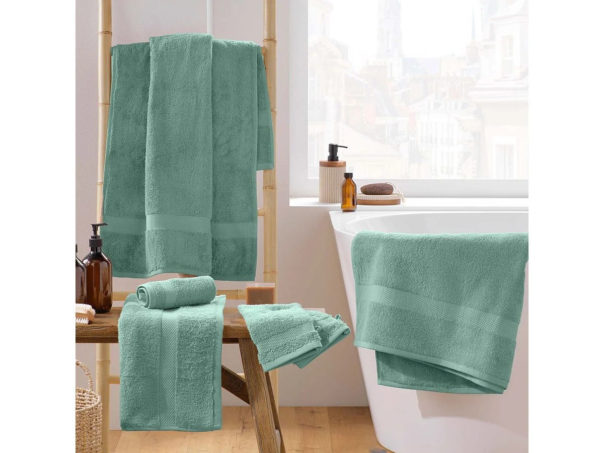 Drap de Douche "Elegance" 70x130cm Céladon