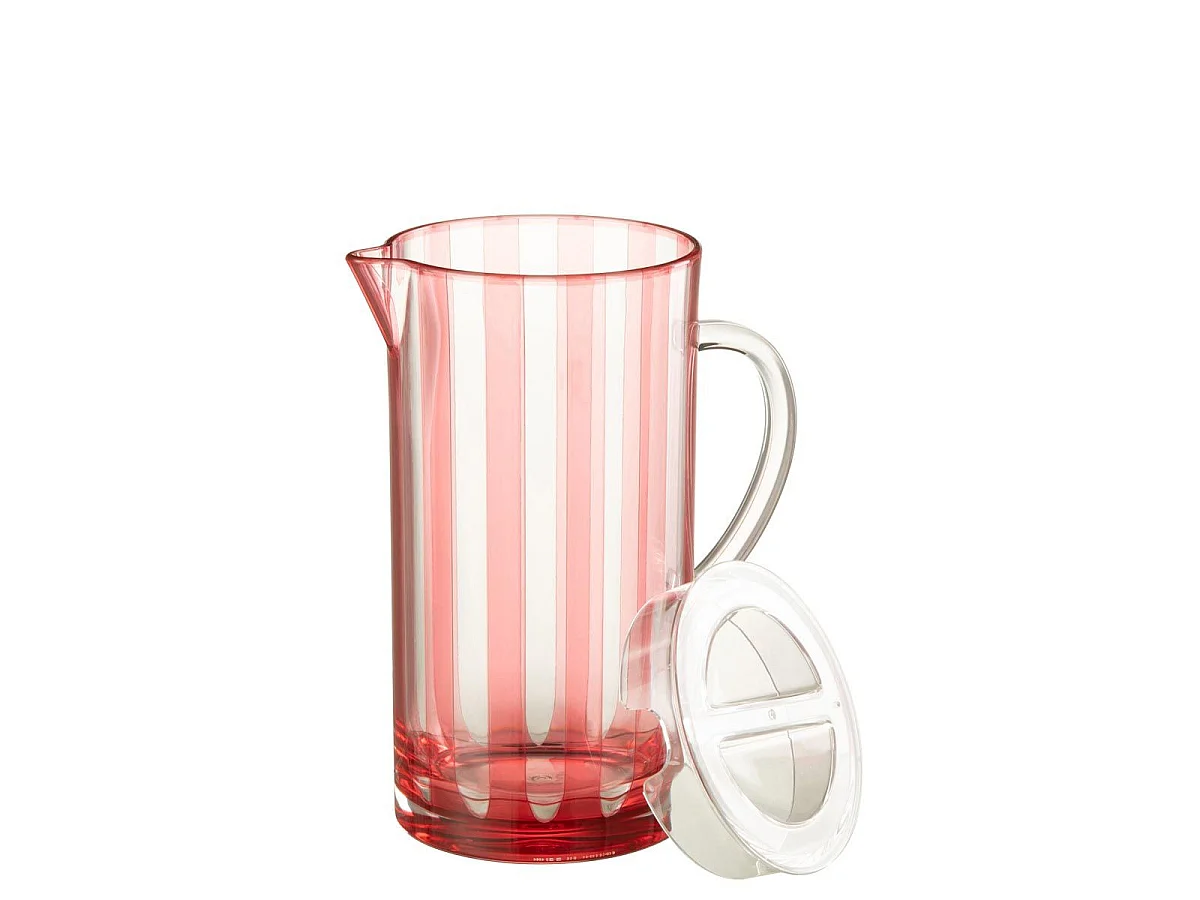 Carafe en Plastique "Mélanie" 2,36L Rouge