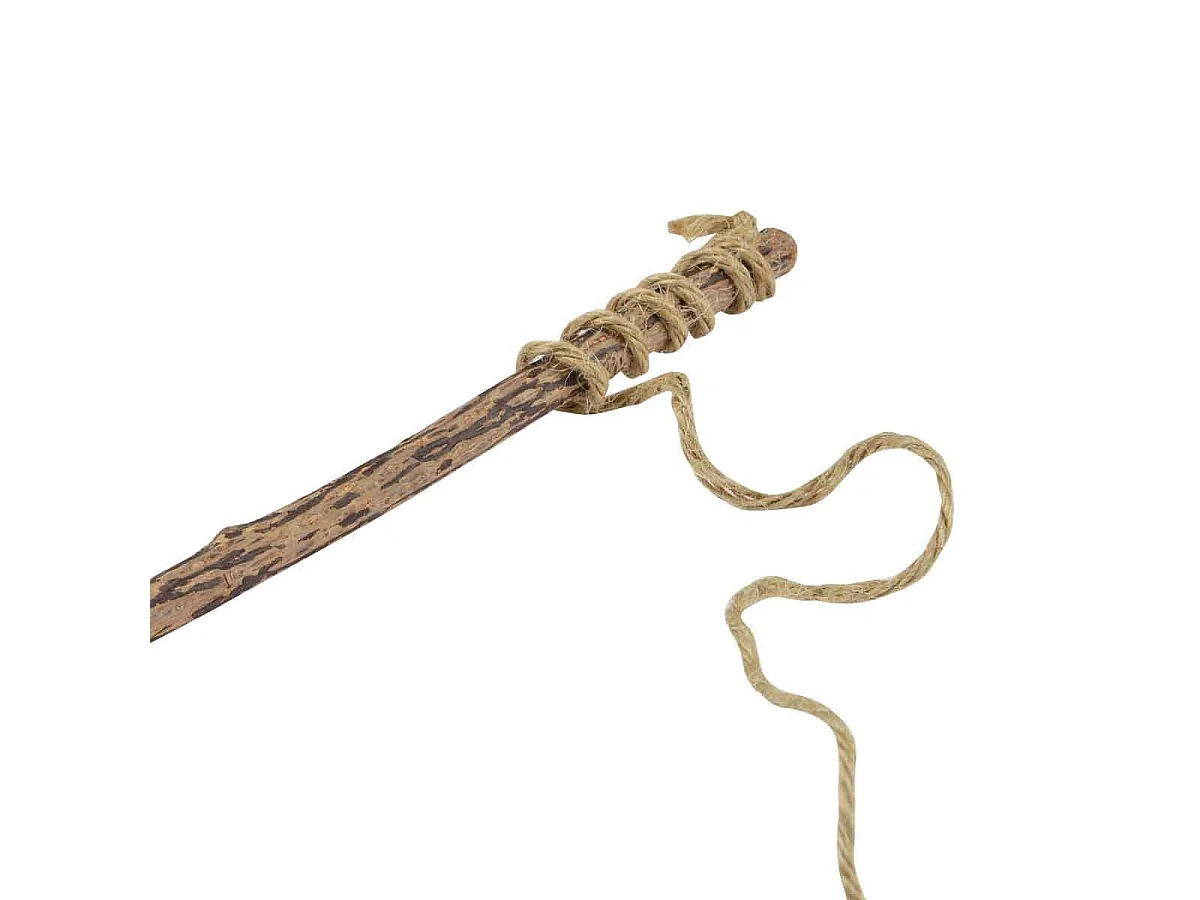 Canne à Pêche pour Chat "Souris" 25cm Naturel
