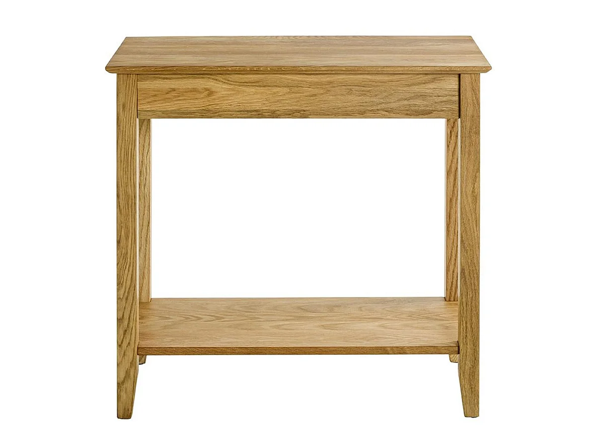 Console en Bois Avec Tiroir "Mani" 75cm Chêne