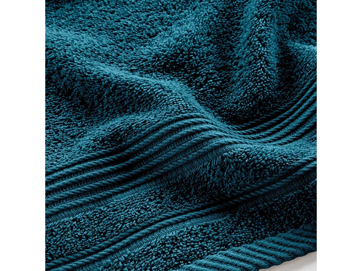 Serviette d'Invité "Tendresse" 30x50cm Bleu Indigo