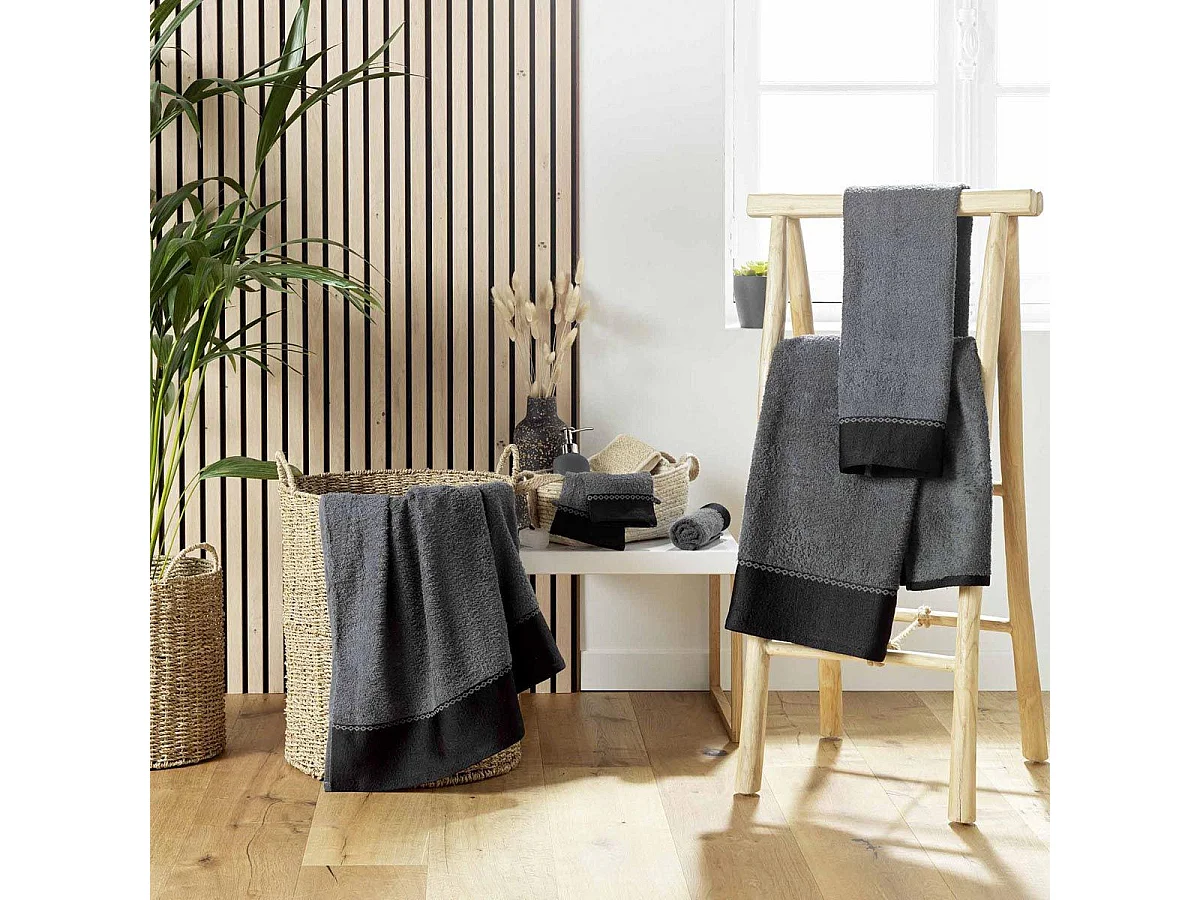 Drap de Bain "Majesty" 90x150cm Anthracite