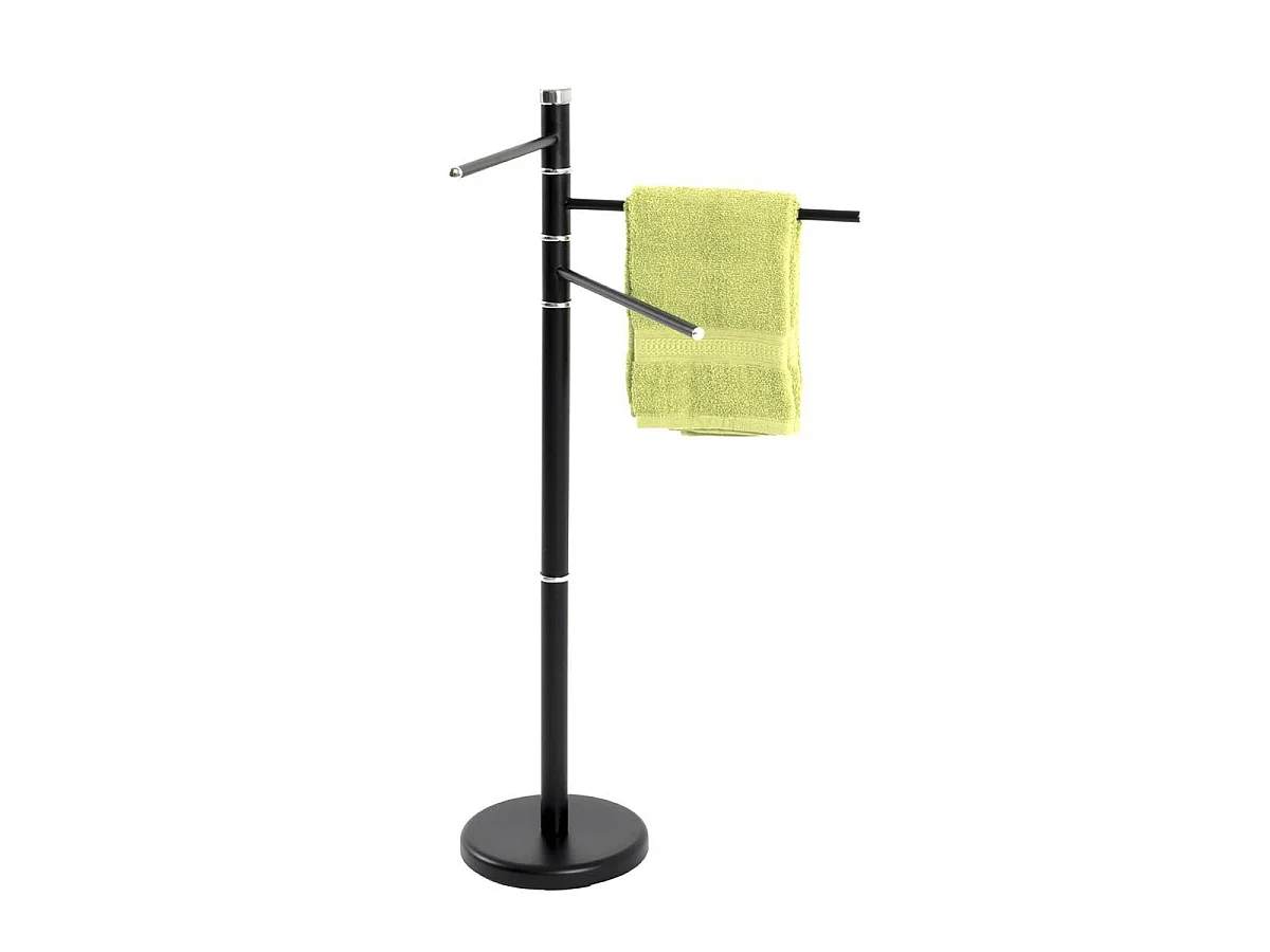 Porte-Serviettes Métal 3 Barres "Tiny" 89cm Noir