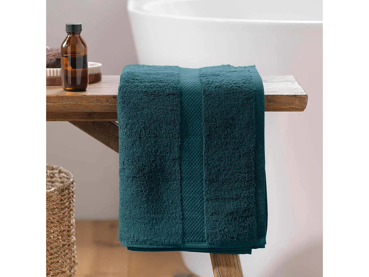 Serviette de Toilette "Elegance" 50x90cm Bleu