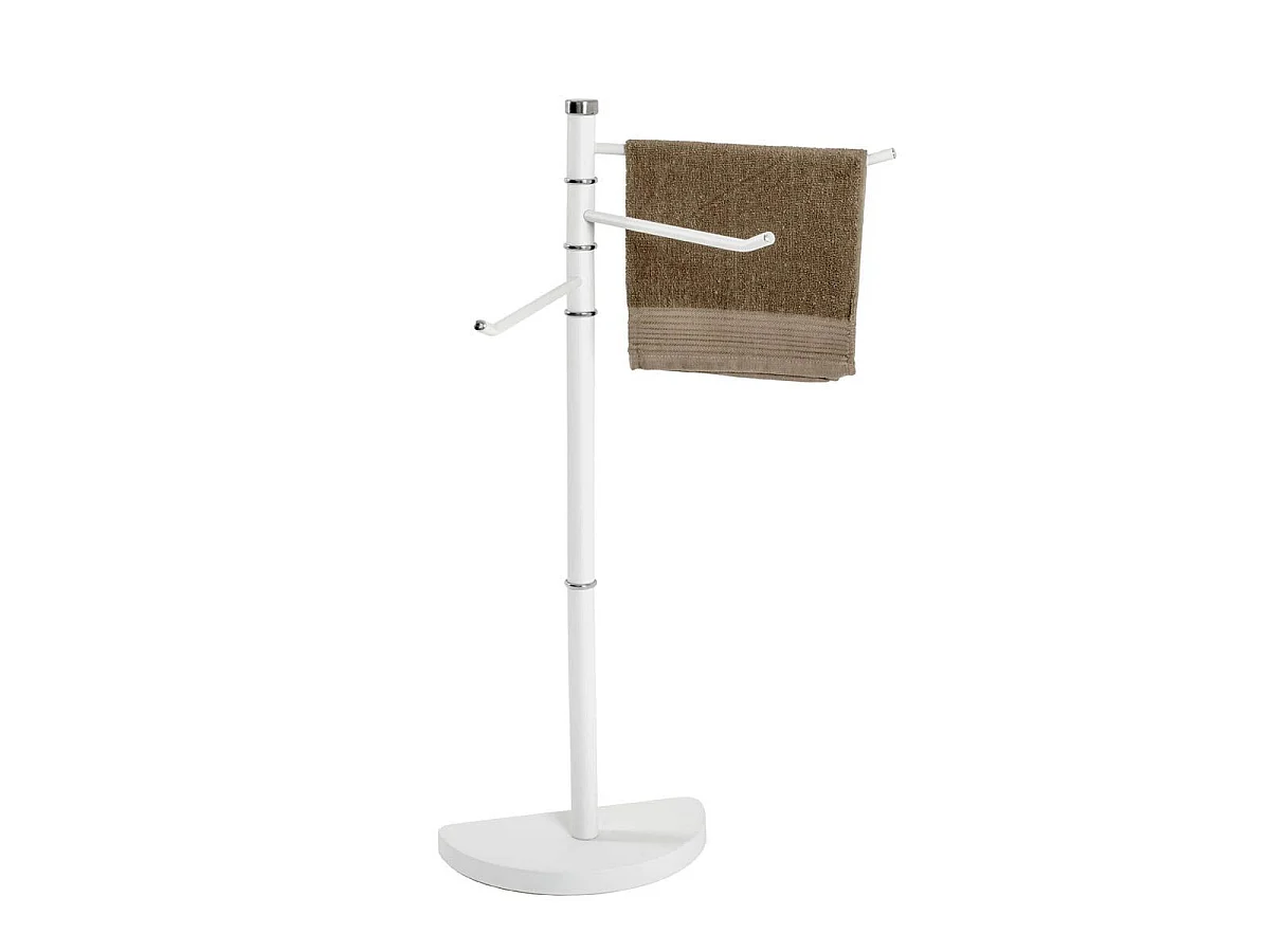 Porte-Serviettes Métal 3 Barres "Tiny" 89cm Ivoire