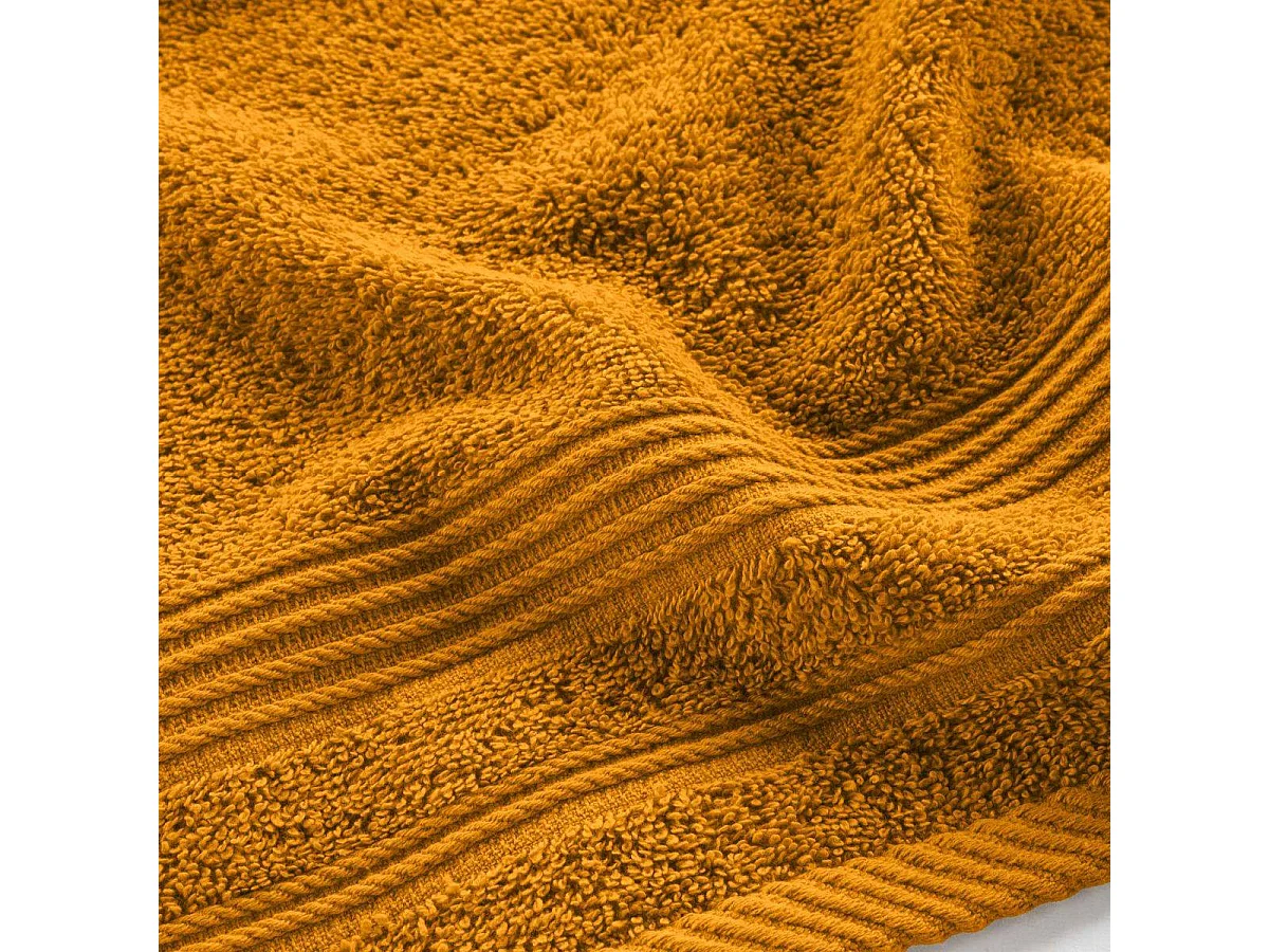 Serviette d'Invité "Tendresse" 30x50cm Jaune Curry
