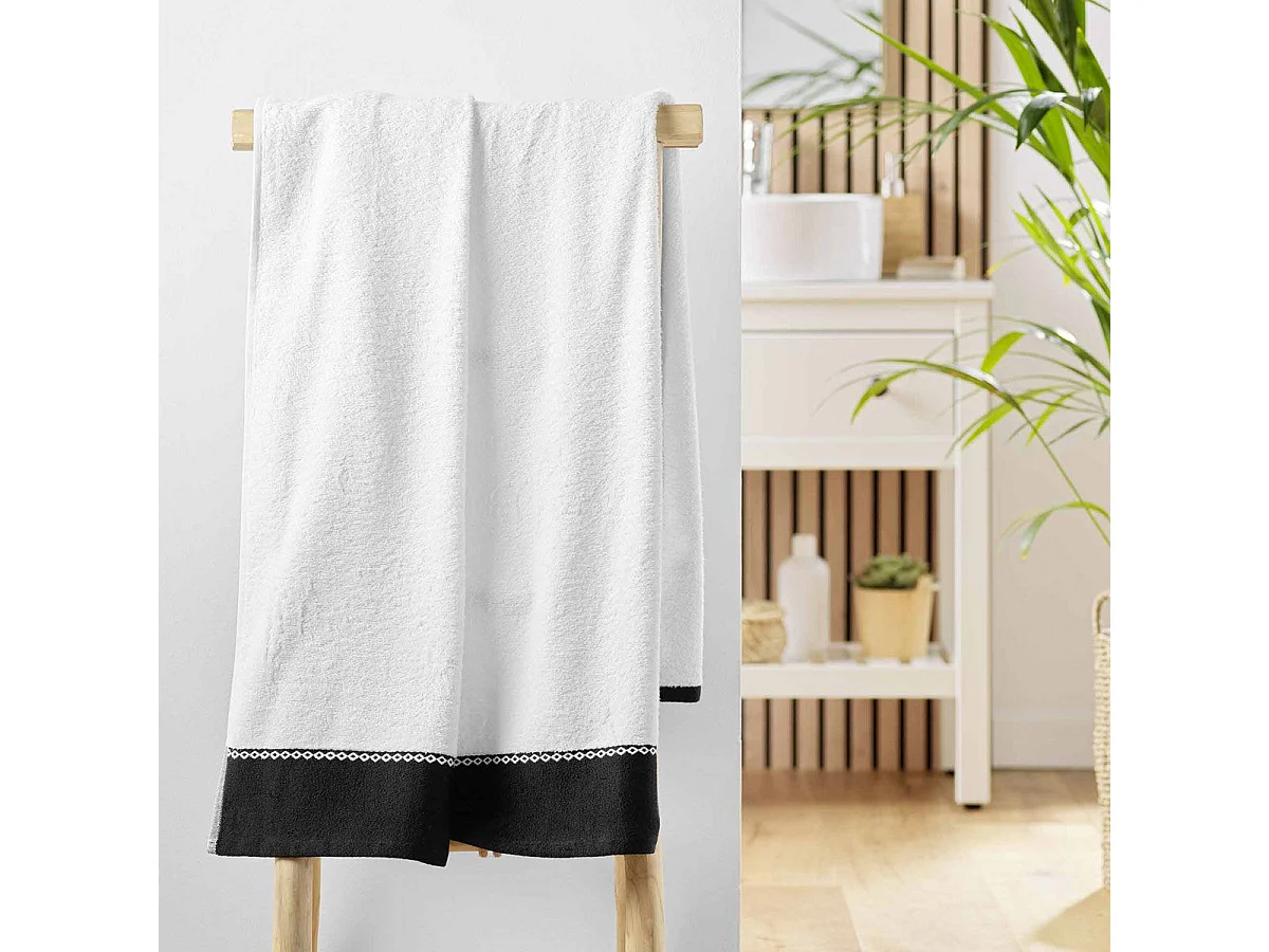 Drap de Bain "Majesty" 90x150cm Blanc