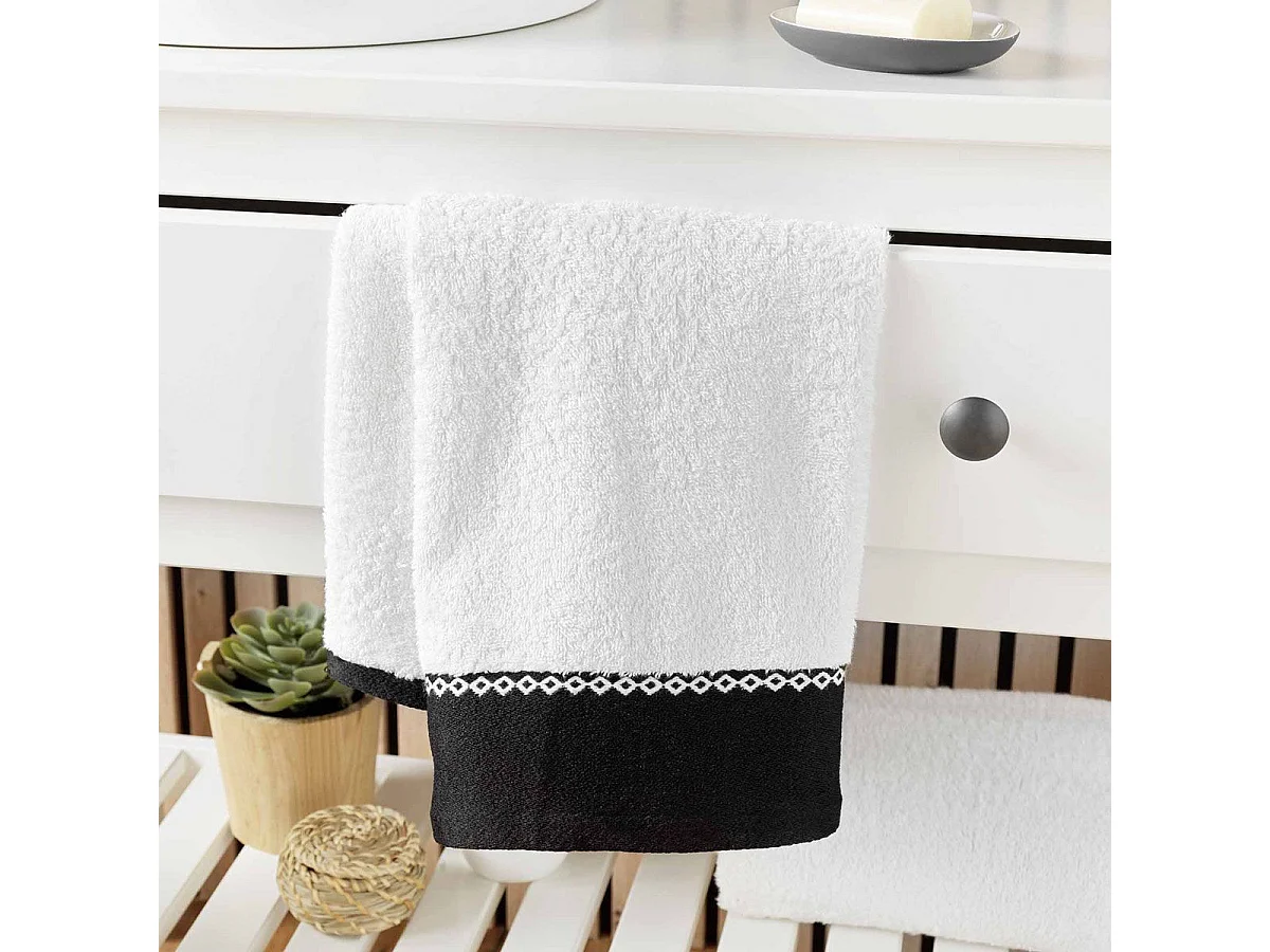 Serviette de Toilette "Majesty" 50x90cm Blanc