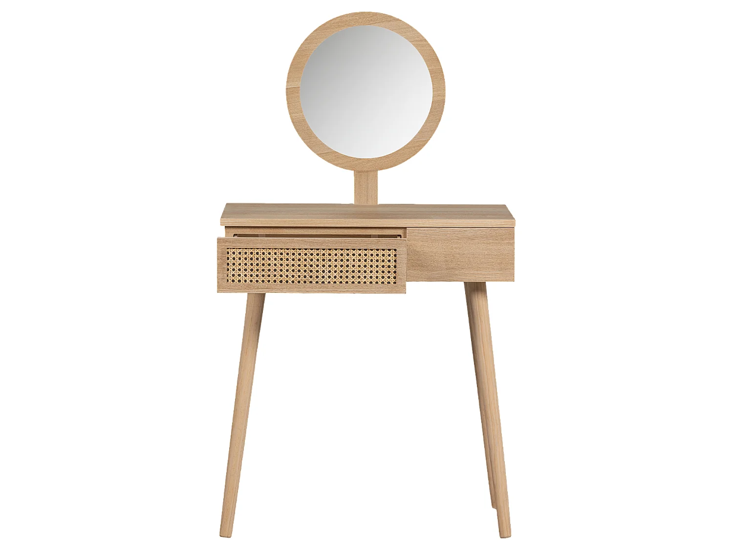Coiffeuse avec miroir en pin et mdf SOOF