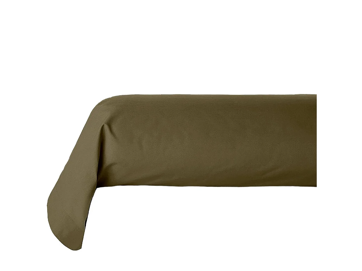 Taie de Traversin "Alban" 85x185cm Kaki