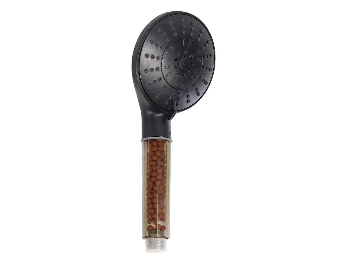 Pommeau de Douche Filtrant "Billes" 26cm Noir