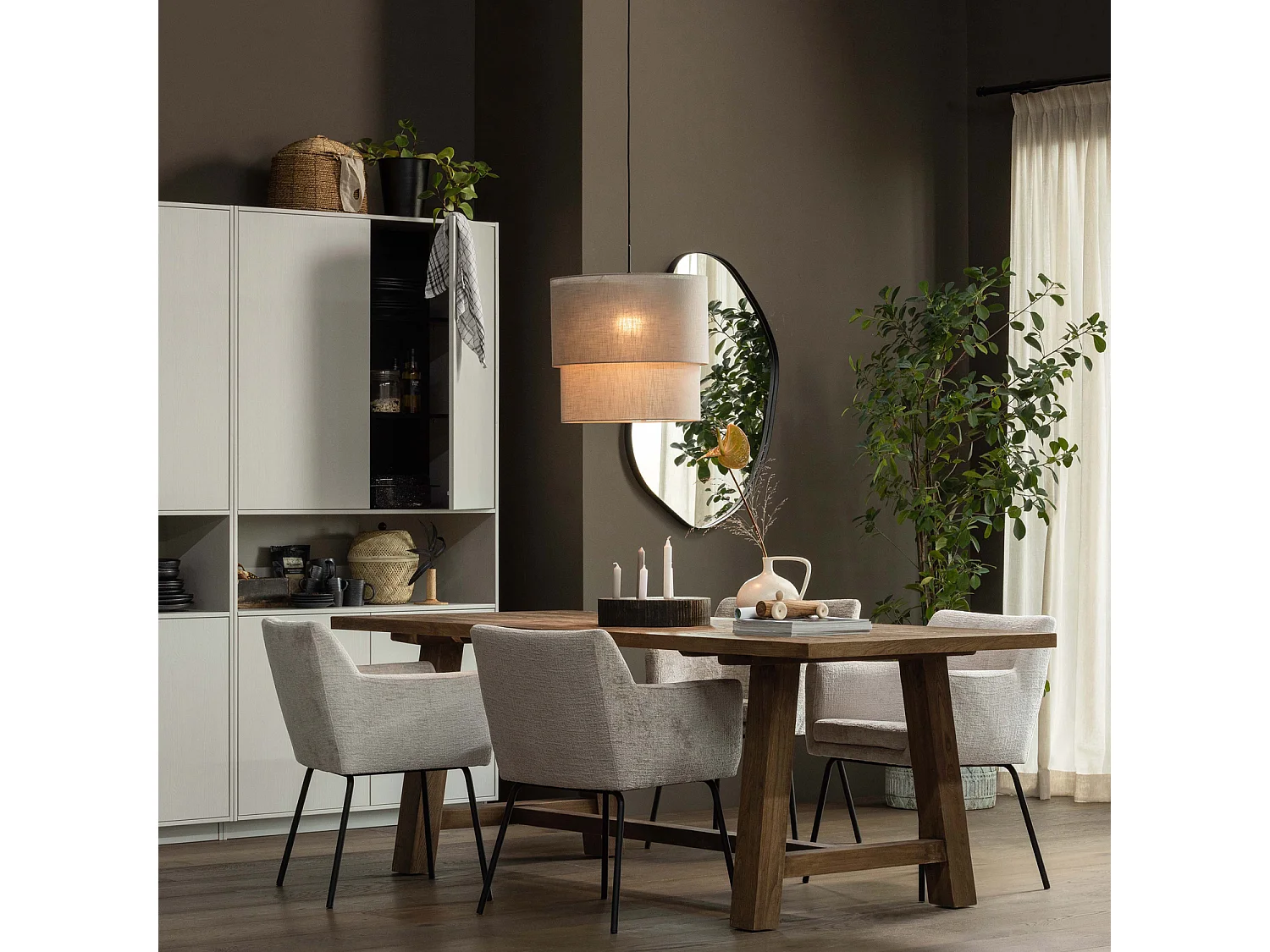 Miroir en métal ROMEE