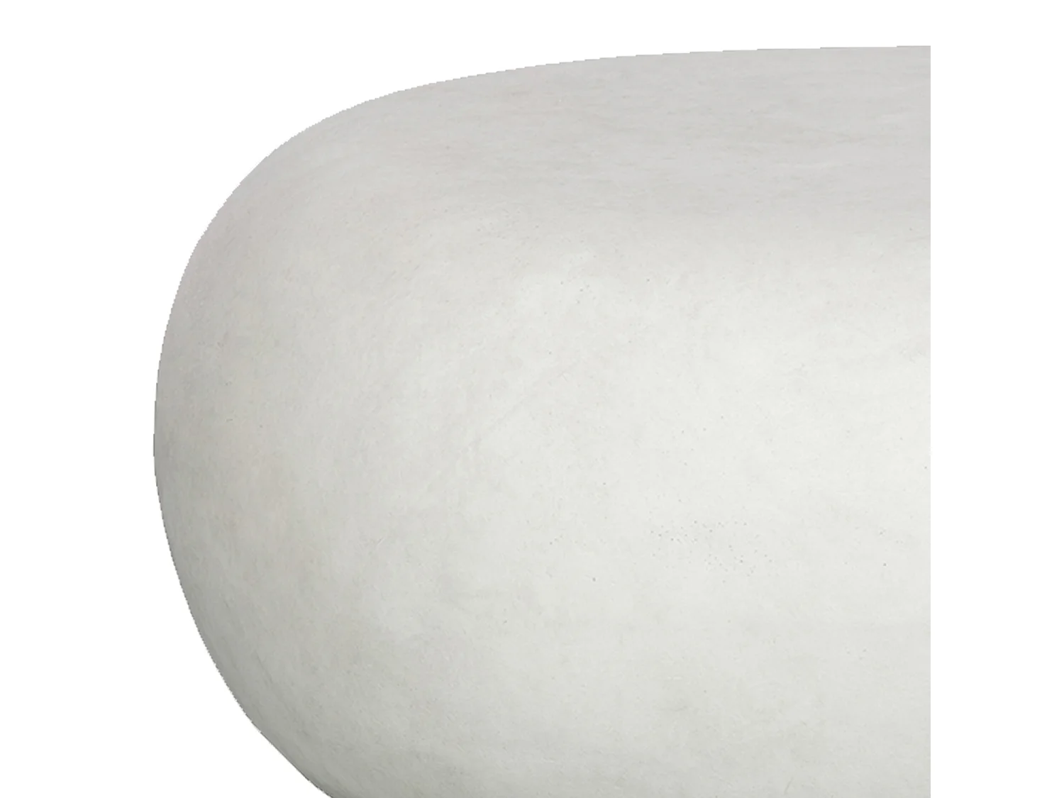 Table d'appoint en fibre d'argile PEBBLE