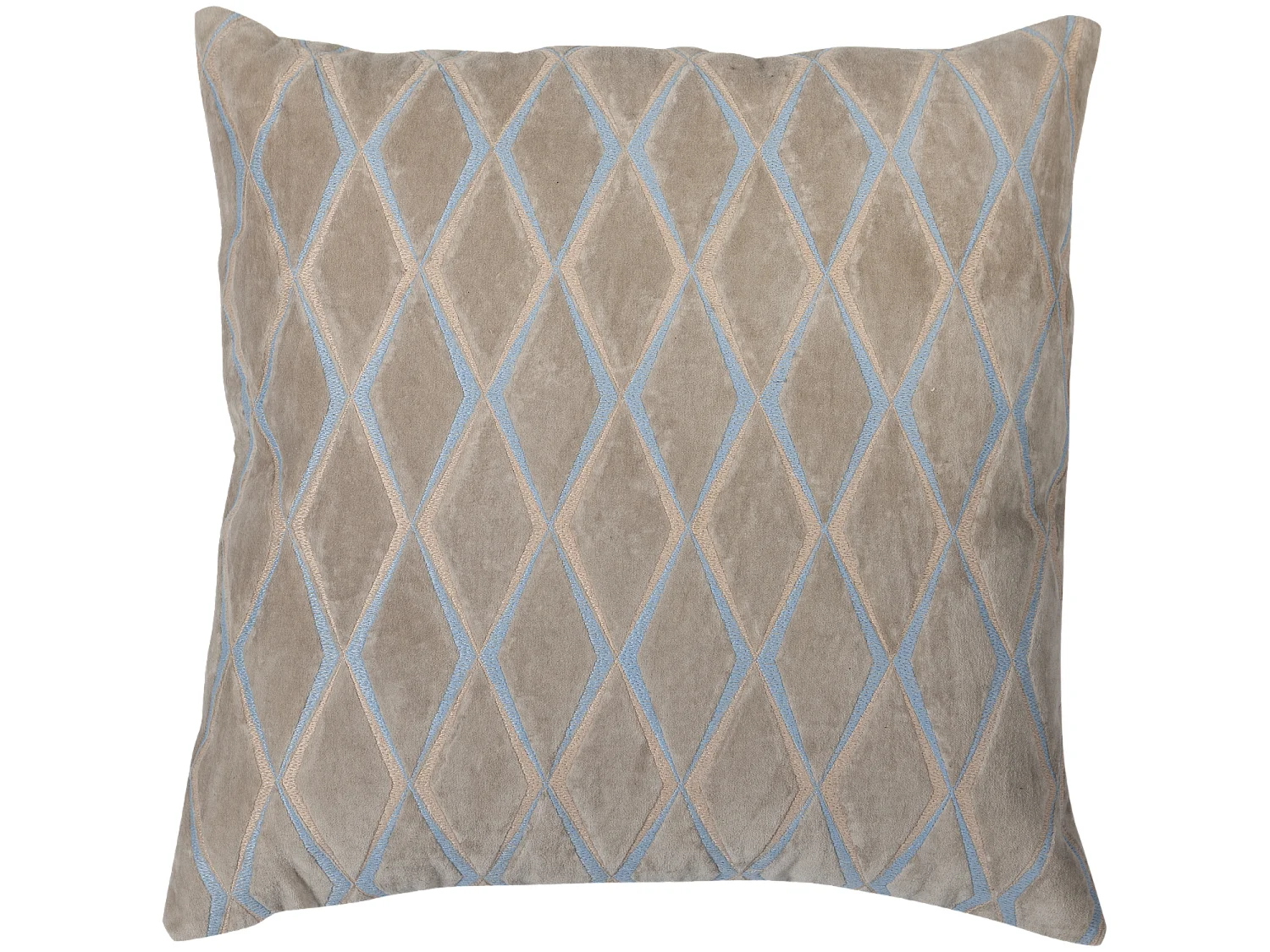 Lot de 3 coussins en velours LAON