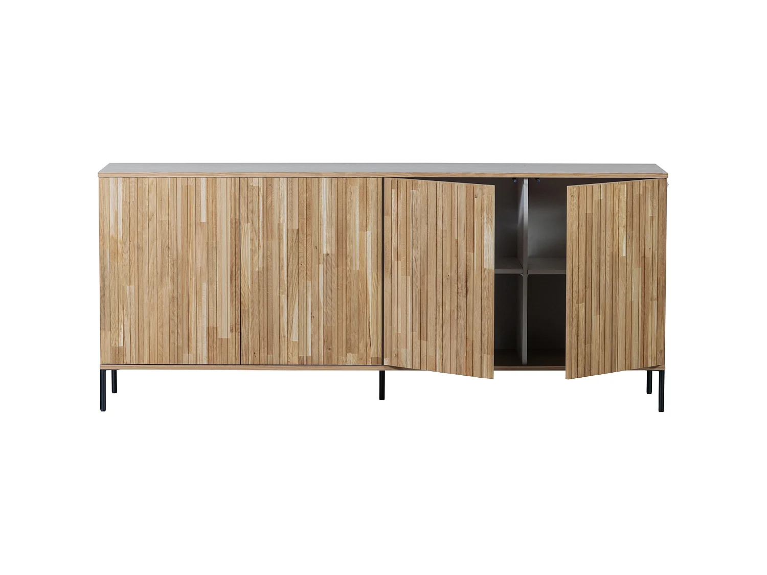Buffet en bois de chêne, marron