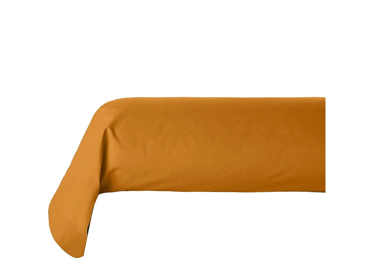 Taie de Traversin "Alban" 85x185cm Jaune Cumin