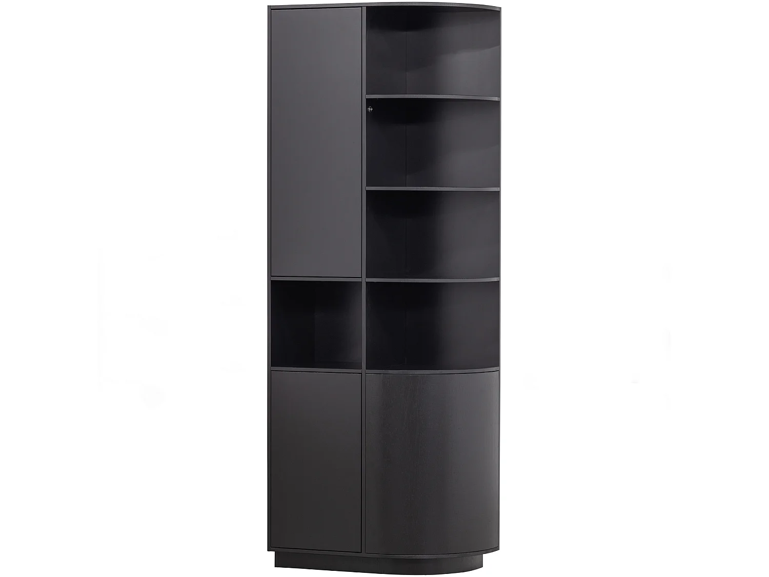 Armoire de rangement rond droit en pin FINCA