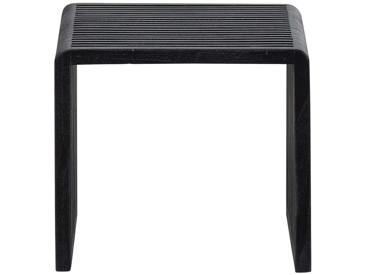 Lot de 2 tables d'appoint en bois de teck recyclé WILLA