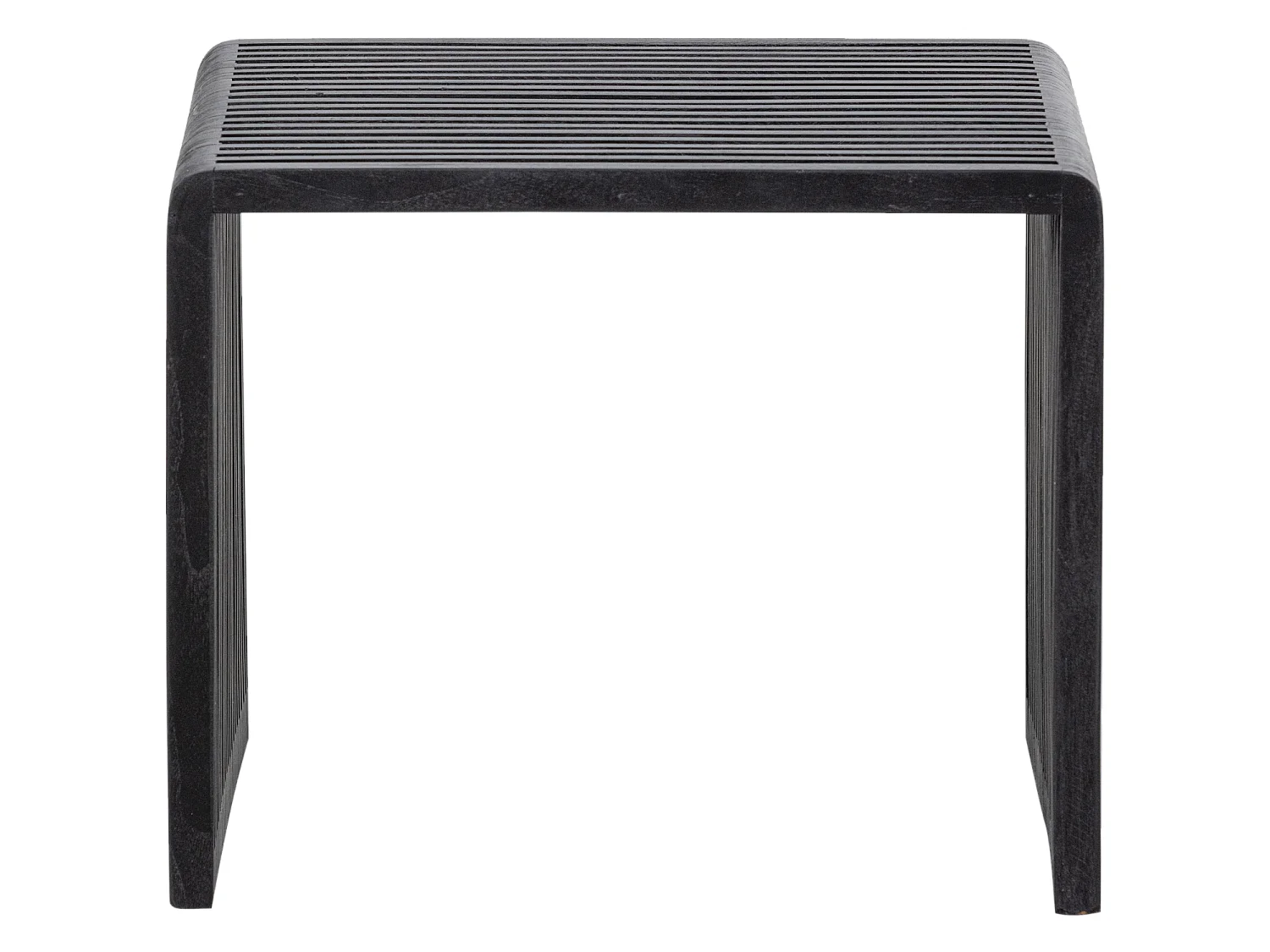 Lot de 2 tables d'appoint en bois de teck recyclé WILLA
