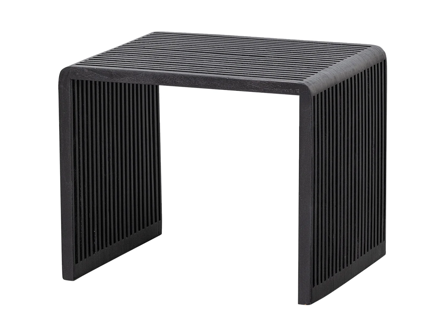 Lot de 2 tables d'appoint en bois de teck recyclé WILLA
