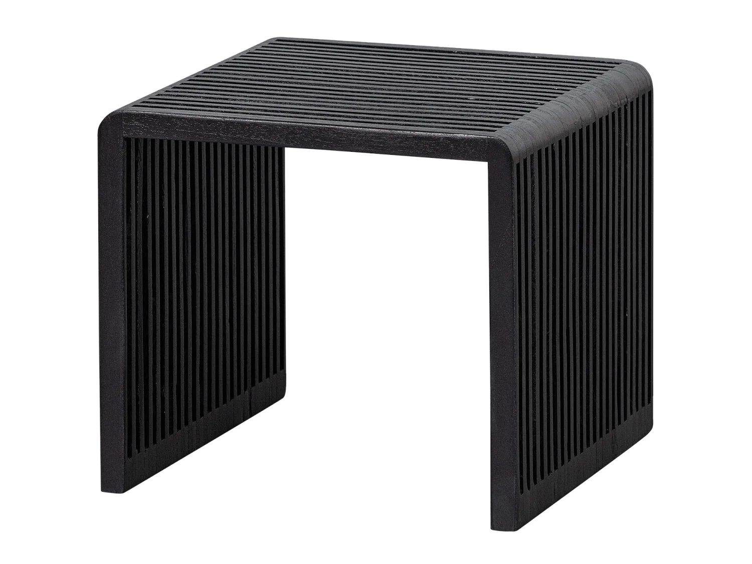 Lot de 2 tables d'appoint en bois de teck recyclé WILLA