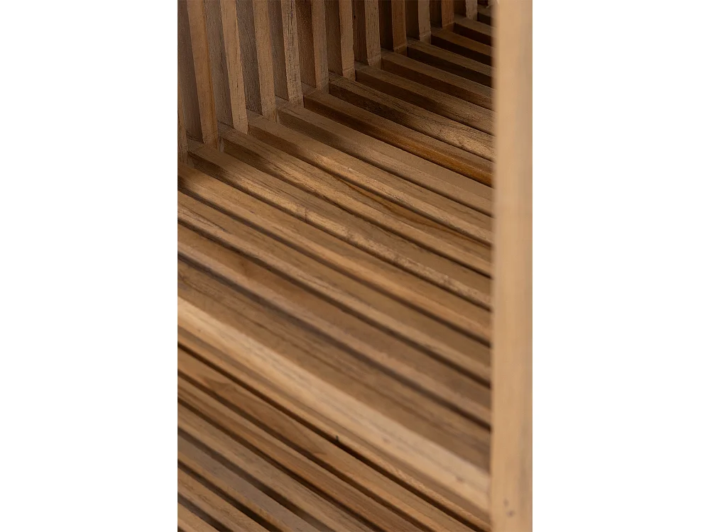 Table d'appoint en teck recyclé JASMIJN