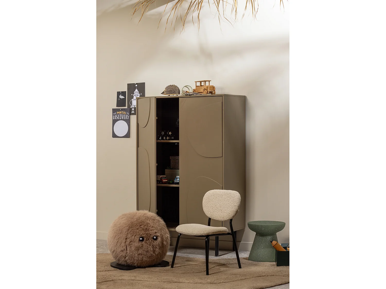 Armoire de rangement en pin CADIZ