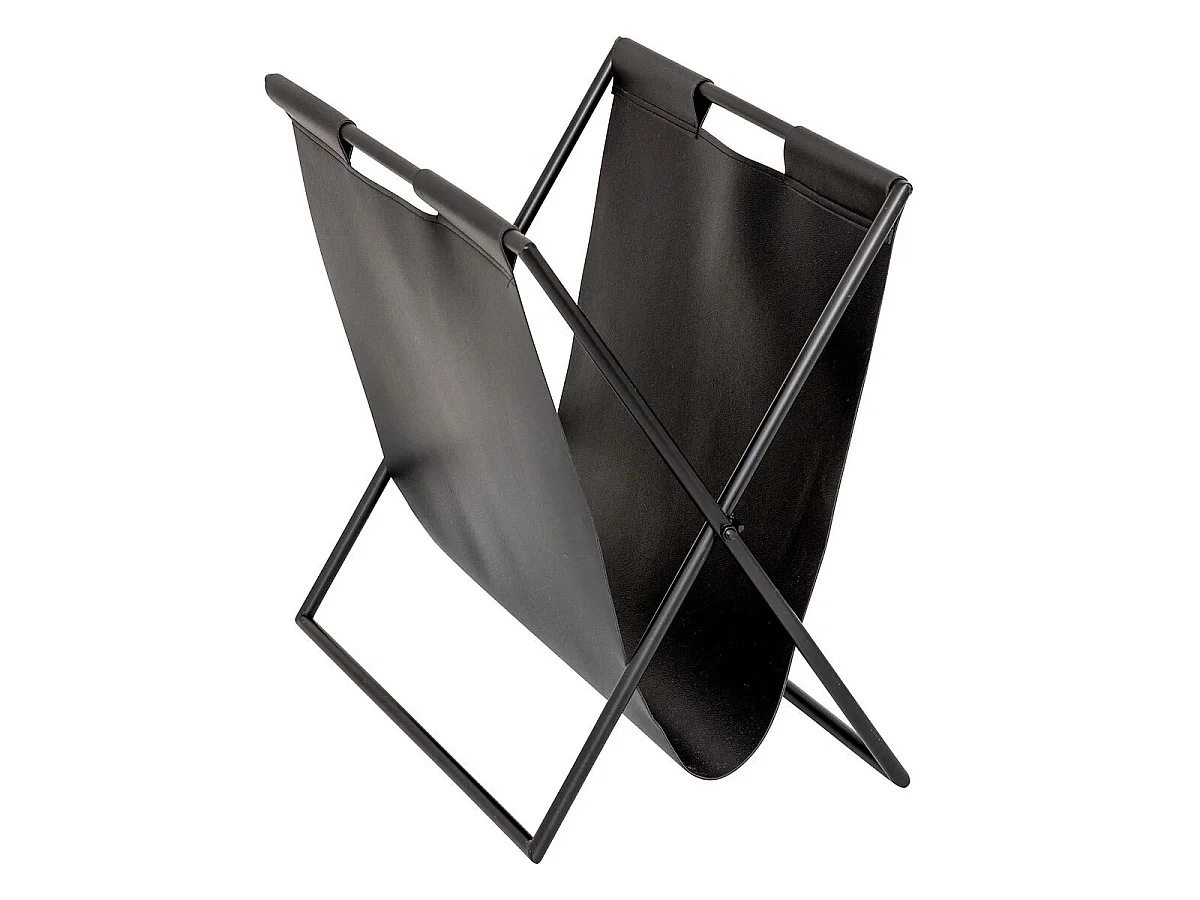 Porte-Revues Design "Twisted Lime" 37cm Noir