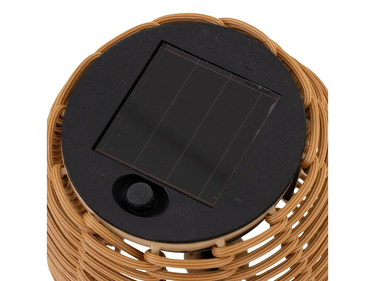 Balise Solaire Extérieur "Elais" 39cm Naturel