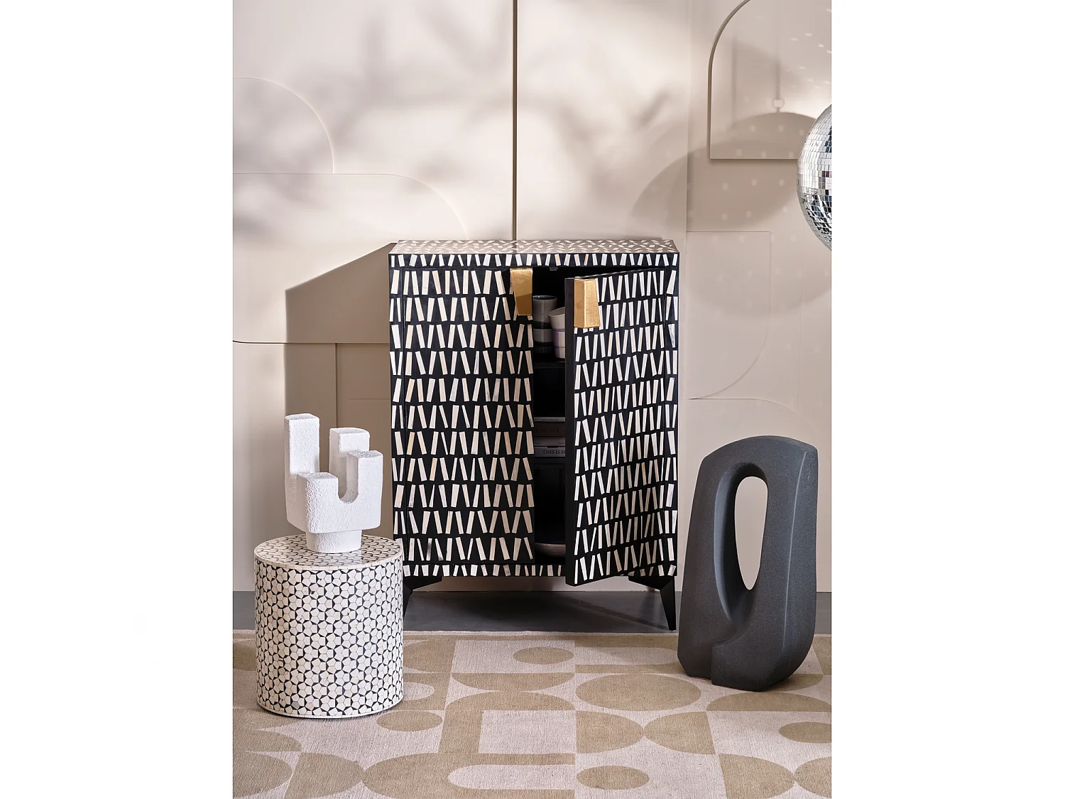 Table d'appoint en mdf NEVA